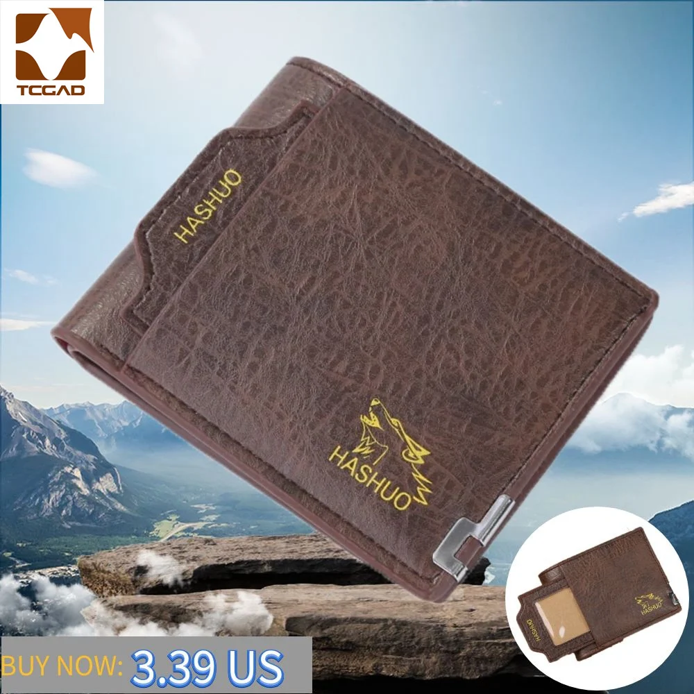 

wallet men slim men's Vintage billeteras short thin purse 2019 cartera hombre portemonnee men's leather genuine erkek cuzdan