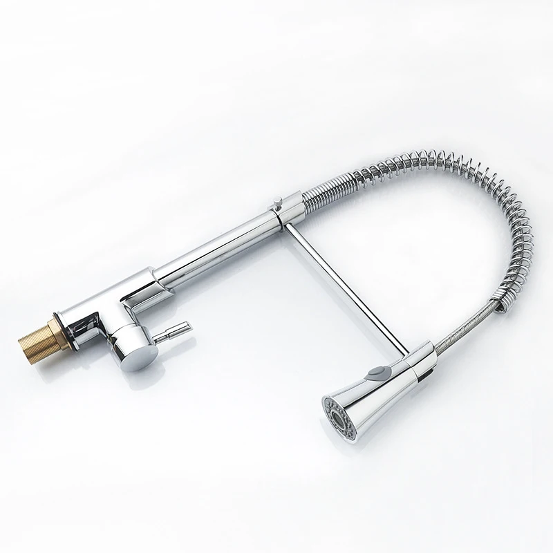 Hot and Cold Mixed Water Multifunctional Kitchen Faucet Switch Smoked Pull Sink Home Improvement Kitchen Fixture Accessories