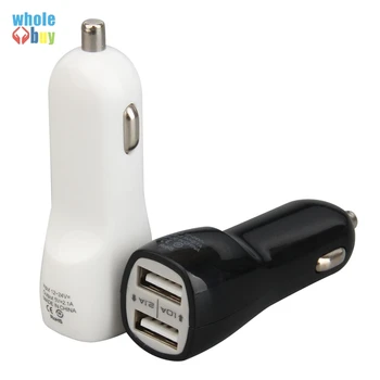 

300pcs/lot Duckbilled duck mouth type Power Car Charger With 2 USB Port For Samsung For Iphone6 5 5S For Nokia