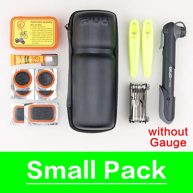 GIYO Bicycle Repair Kits Bag Portable Cycling Bicicle Repair Tools Kits Tire Repair Kits Multifunction Tools Bicycle Bike Tools - Цвет: Small Tools kit