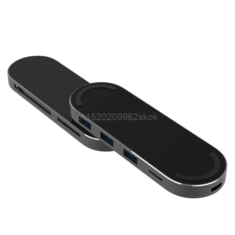

7-In-1 Type C USB 3.0 Hub SD/TF/CF Card Reader Adapter For MacBook PC for Android Phone #H029#