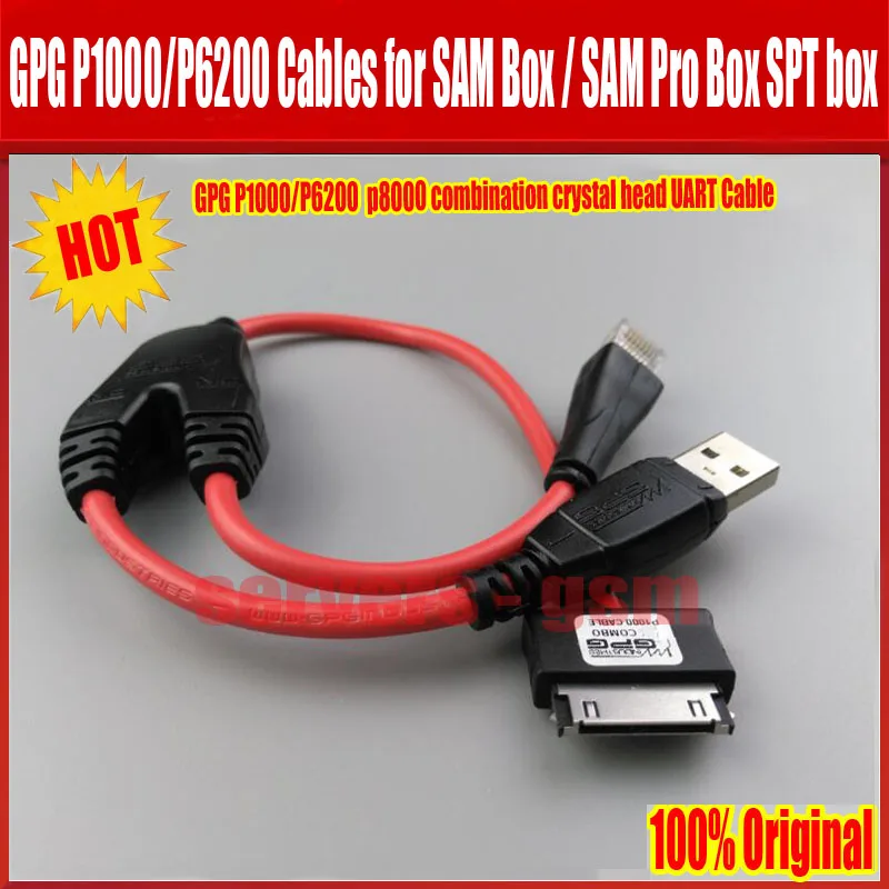 SAM Pro Box ящик SPT с samsung GPG P1000/P6200 p8000 комбинация кристаллическая головка UART кабель