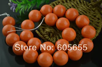

Big size 18mm Coral Orange Color MOP Shell Round Beads Semi Precious Stone Loose Beads Free Shipping