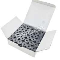 Sanbest 144pcs Polyester Prewound Bobbins Thread Plastic Side Size L (SA155) – For Brother & Babylock Embroidery Machines TH00021 - Image 2
