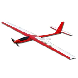 RC стекловолокна Sailplane Бесплатная птица Электрический планер 1450 мм комплект без Электрический запчасти модель самолета