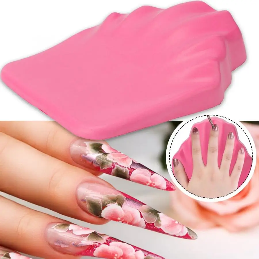

Manicure Table Nail Table Nail Art Silicone Hand Pillow Rest Cushion Hand Holder Pad Manicure Tool Nails Design Manicure a