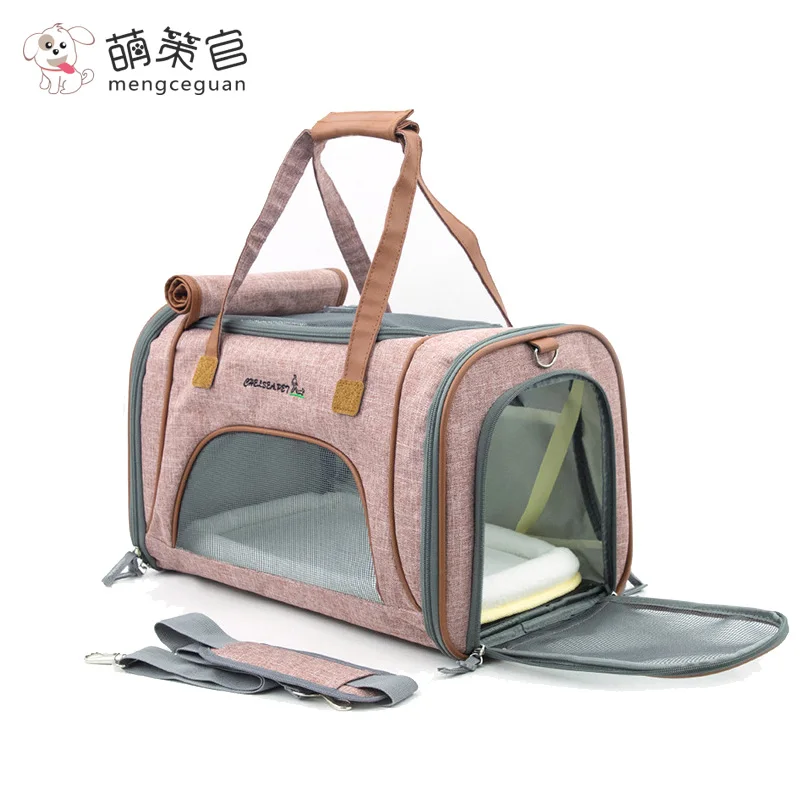 

dog cat Pet Carrier Car Seat Dog Carrier Travel Dog Bag Comfortable & Convenient To Take Dog Outside carrying case travel bag