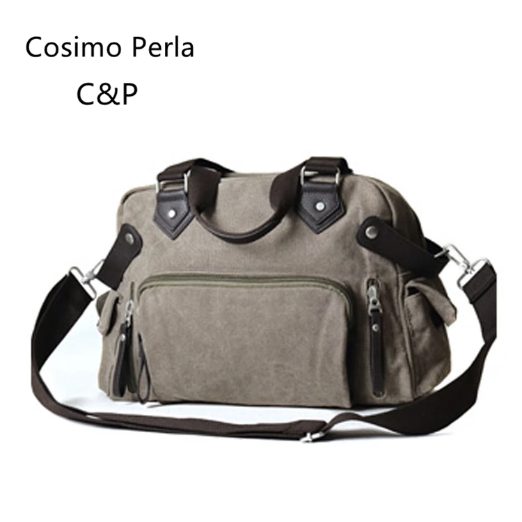 

Vintage Casual Men Canvas Travel bags foldable hand luggage Crossbody bags Large Weekend Overnight Tote Designer Male Duffel Bag
