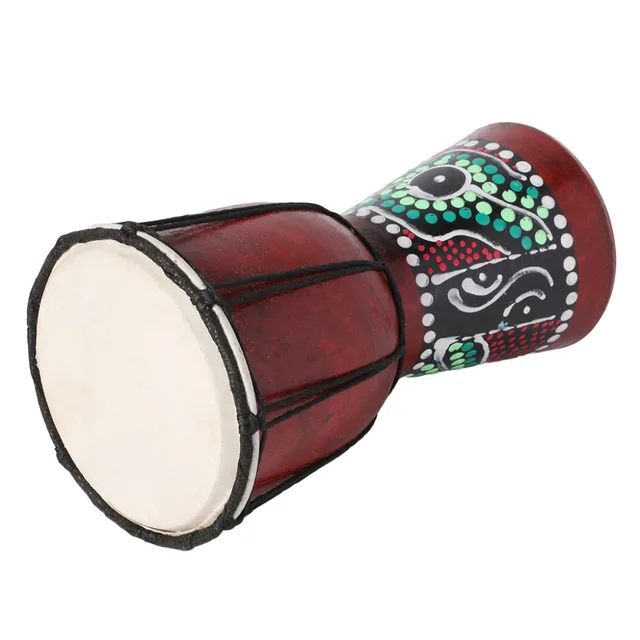 4 inch Professional African Djembe Drum Bongo Wood Good Sound Musical Instrument
