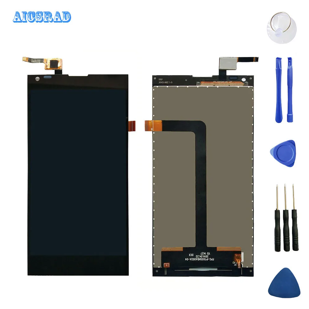 

AICSRAD 100% Tested For DOOGEE Dagger DG550 LCD Display LCD Display Screen With Touch Screen Assembly + tools +adhesive dg 550
