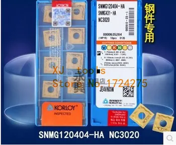 

Free Shipping 10pcs SNMG120404-HA NC3020 Turning carbide inserts.Match with MSDNN/MSKNR/MSSNR,Suitable for processing of Steel