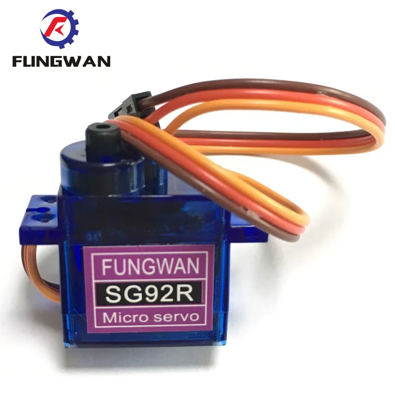 

SG92R Micro 9g Servo Nylon Carbon fiber Gears Replace SG90 For RC Model Aeromodelling Helicopter Parts