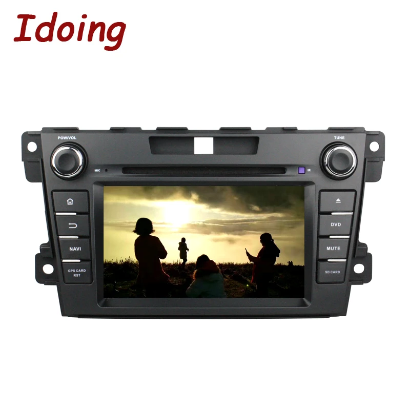 Cheap Idoing 2Din Steering Wheel Android 8.0 Fit Mazda CX7 CX 7 Car DVD Player 8Core 4G+32G GPS Navigation Touch Screen WiFi OBD2 3