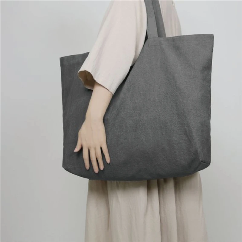 Tote Shoulder Bag Recycle Womens Handbags Print Linen Tote Bag Shoulder Bag Travel Handbag for Women