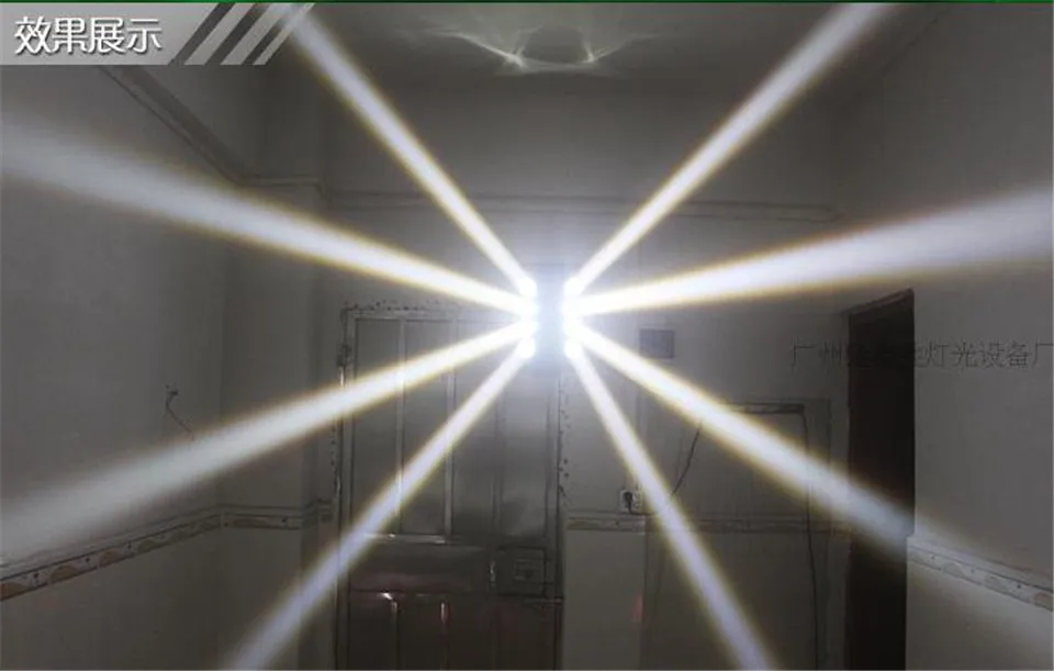 Светодиодный светильник-паук 8x12 Вт 4в1 RGBW с движущейся головкой, светодиодный светильник-паук rgbw с движущейся головкой, светильник s