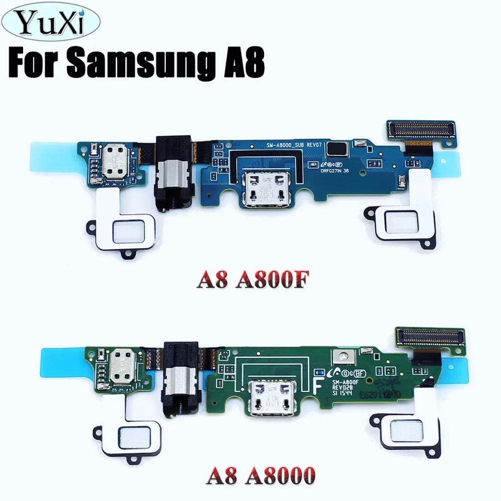 

YuXi New USB Charging Port Flex Cable For Samsung Galaxy A8 A8000 A800F Micro Dock Port Connector Board