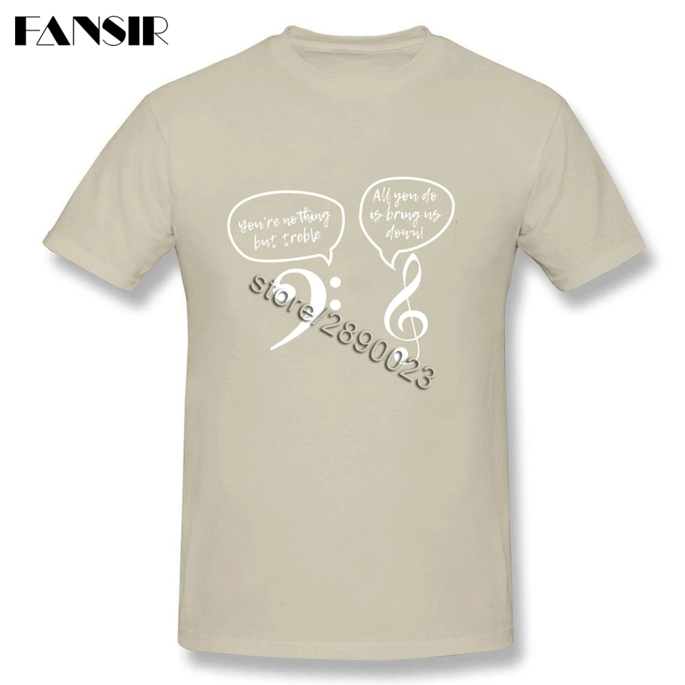Новейший дизайн, Мужская футболка, музыка, бас, Скрипичный ключ, короткий рукав, хлопок, футболка с круглым вырезом для подростков, топы, футболки