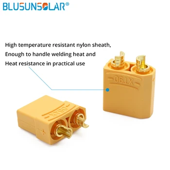 

10 Pairs/lot XT90 Battery Connector Set 4.5mm Male Female Gold Plated Banana Plug DZ0096