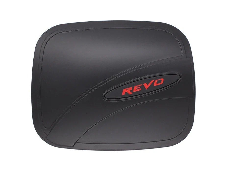 For Toyota Hilux REVO 2015 Protection Exterior Fuel Tank Cover Matte Black ABS Gas Cover Auto Accessory Hilux REVO 2015-2017 42