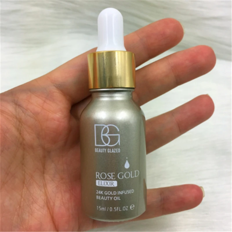 2018 красота глазурованная новый 24 к розовое золото эликсир излучающий Moisturizer BNIB 30ml