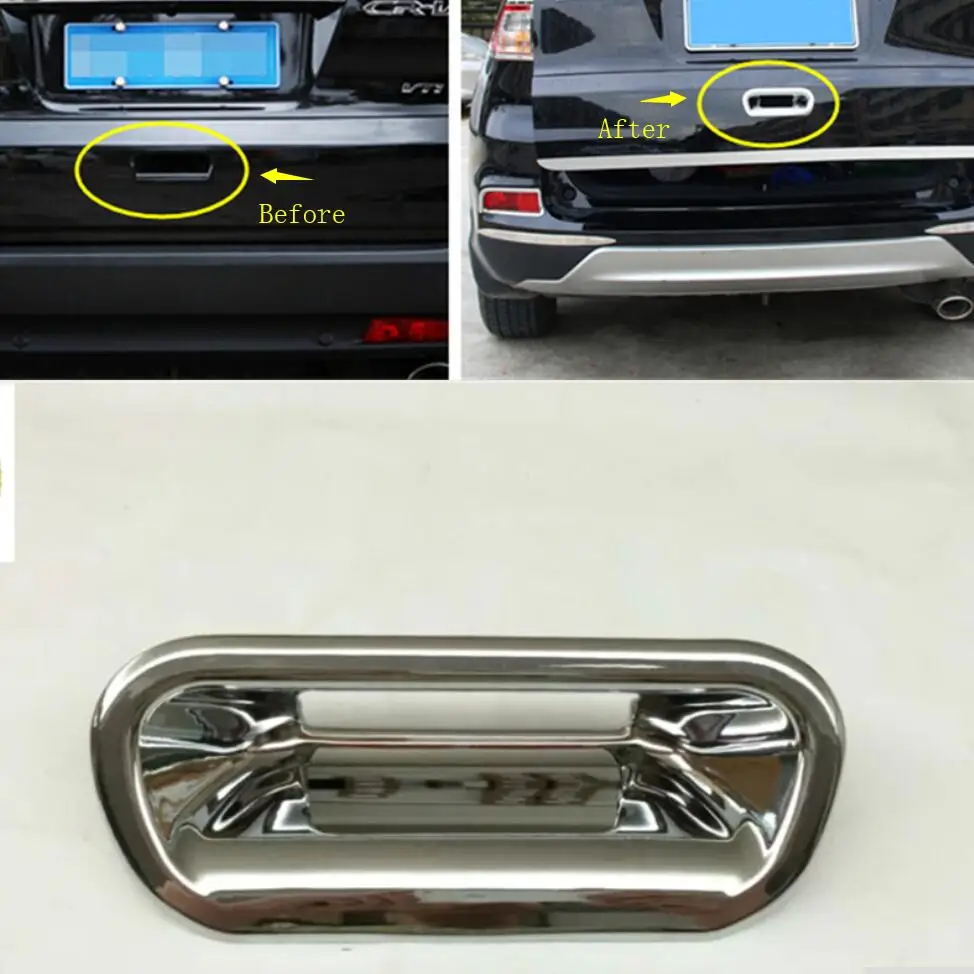 Аксессуары Yimaautotrims ABS хромированная крышка багажника задней дверной ручки чаши