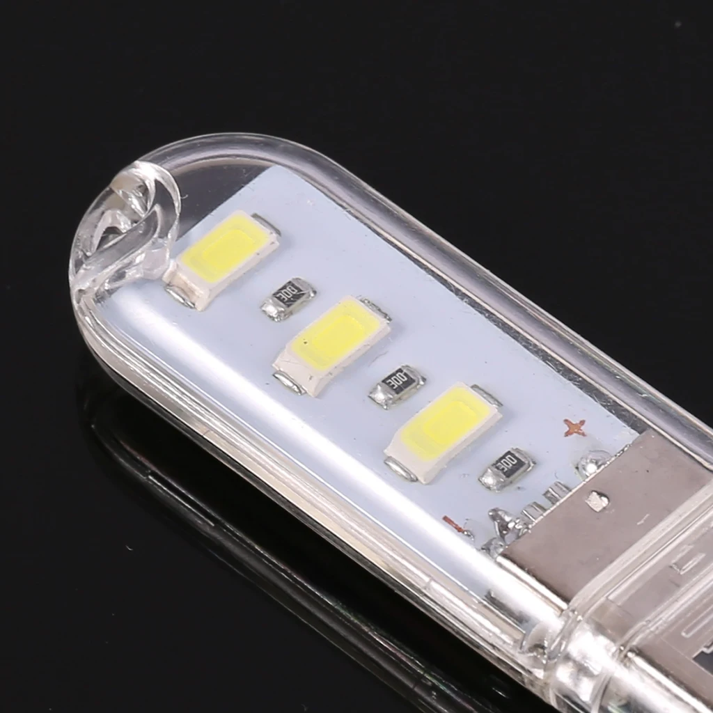 Портативный брелок 3 LED белый свет ночи USB Мощность U диска Форма ж/крышка яркий свет Новый 2017