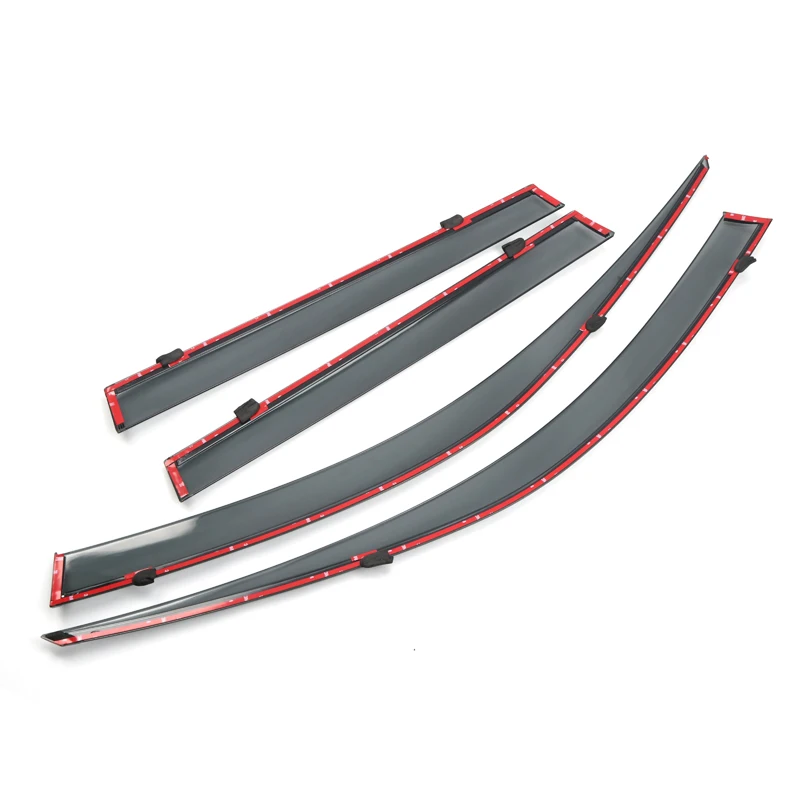 FOR Subaru Forester Plastic Car Styling Exterior Accessories Car Window Visor Vent Shade Rain/Sun/Wind Guard Cover