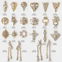 Latest 2 pieces alloy Zircon Nail art decoration luxury zircon rhinestone tassel / heart / wing nail jewelry high end long nail Latest 2 pieces alloy Zircon Nail art decoration luxury zircon rhinestone tassel / heart / wing nail jewelry high end long nail