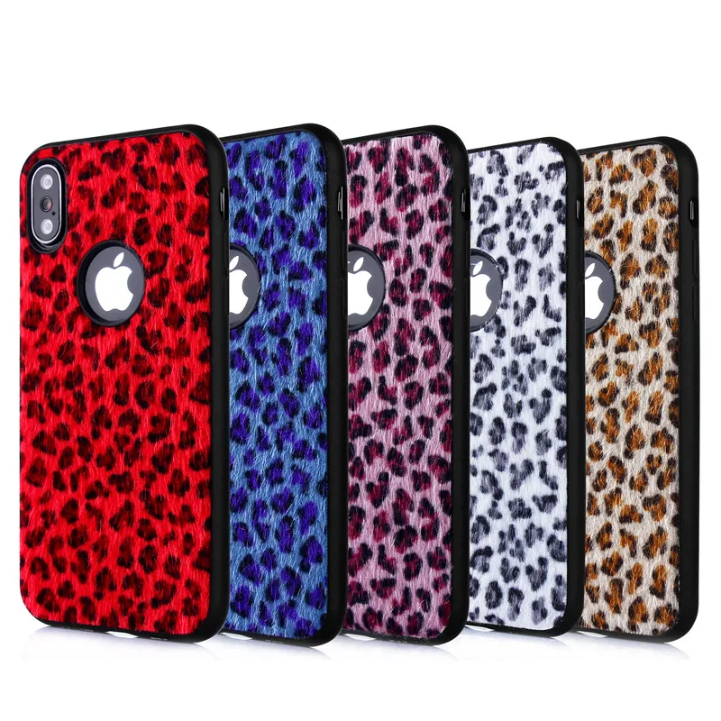 

Fashion Leopard Case For iPhone 6 6s 7 8 Plus X XS MAX XR 5 5s SE Mobile Shell Capa Silicone Back Cover
