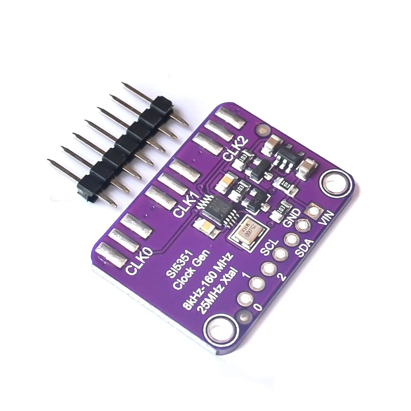 DC 3 V-5 V CJMCU-5351 Si5351A Si5351 I2C тактовый генератор коммутационная плата модуль генератор сигналов часы 8 кГц-160 МГц для Arduino