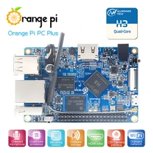 Orange Pi PC Plus, 1 go de RAM, 8 go de mémoire Flash Emmc, Mini carte simple Open Source, prise en charge du Port Ethernet 100M/Wifi/caméra/Hdmi/IR/micro