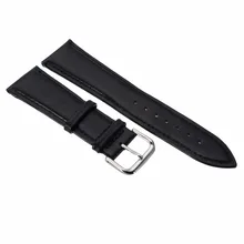 2017 12 MM 14 MM 16 MM 18 MM 20 MM 24 MM Véritable En Cuir Alligator Crocodile Grain Montre Bracelet bande Boucle pour Femmes et Hommes