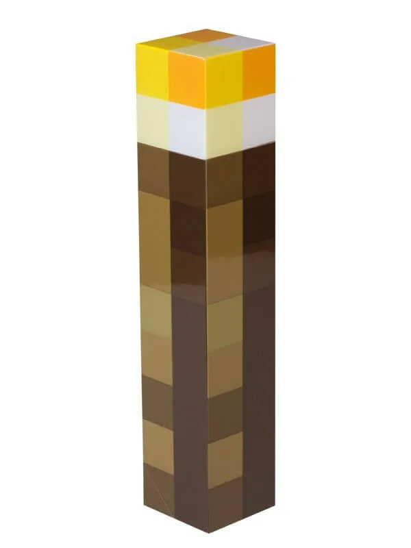 

high quality Free Shipping Light Up Minecraft Torch LED Minecraft Light Up Torch Hand Held or Wall Mount