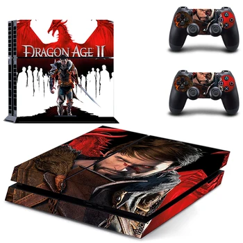 

Dragon Age PS4 Skin Sticker Decal for Sony PlayStation 4 Console and 2 Controller Skin PS4 Sticker Vinyl Accessory