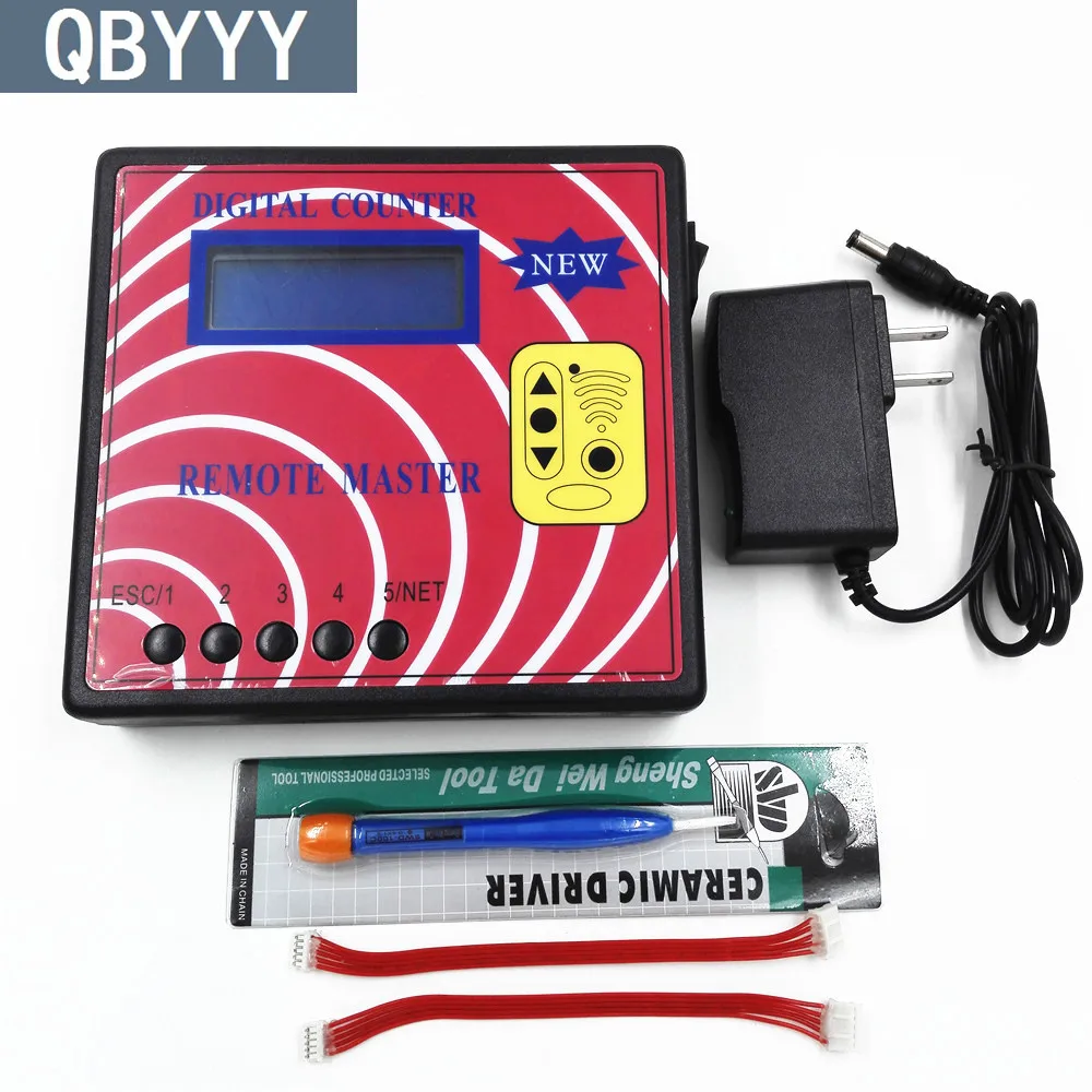 Qbyyy цифровой счетчик частоты тестер, фиксированный/прокатки Авто Дистанционное копирующее устройство/мастер, регенерировать RF пульт дистанционного управления, ключ программист