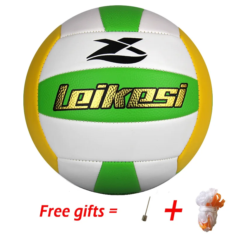 High Quality Leather & Foamed PVC Size 5 Indoor Volleyball Students