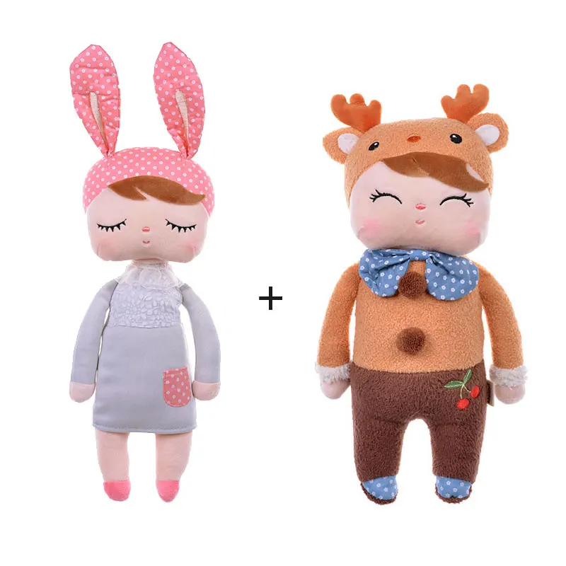 Лидер продаж, dreamy 2 комплекта куклы милые плюшевые и мягкие животные детские игрушки Kawaii Кролик Кукла для девочек подарок - Цвет: 03