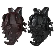 Рюкзак в стиле ящерицы, водонепроницаемый рюкзак большой емкости, модный рюкзак-монстр, дизайн, дорожная сумка