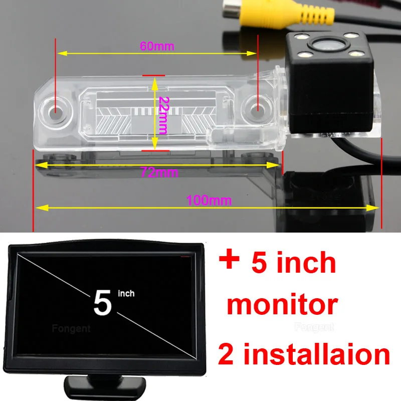 CCD Автомобильная камера заднего вида для VW Passat B5 1996-2005 Touran 2003-2010 обратный резервный парковочный Комплект ночного видения - Название цвета: 8013-L1-50