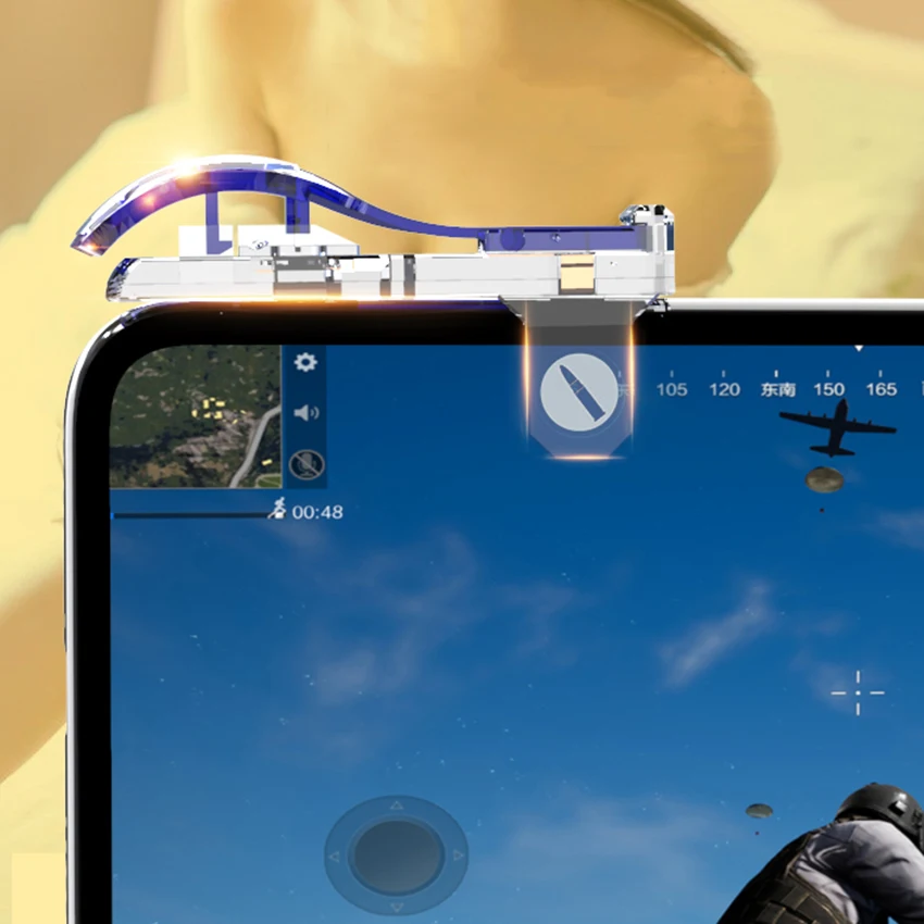 For PUBG Mobile Gamepad Fire Button Aim Key L1R1 Shooter Pubg Controller Smart Phone Mobile Gaming Trigger