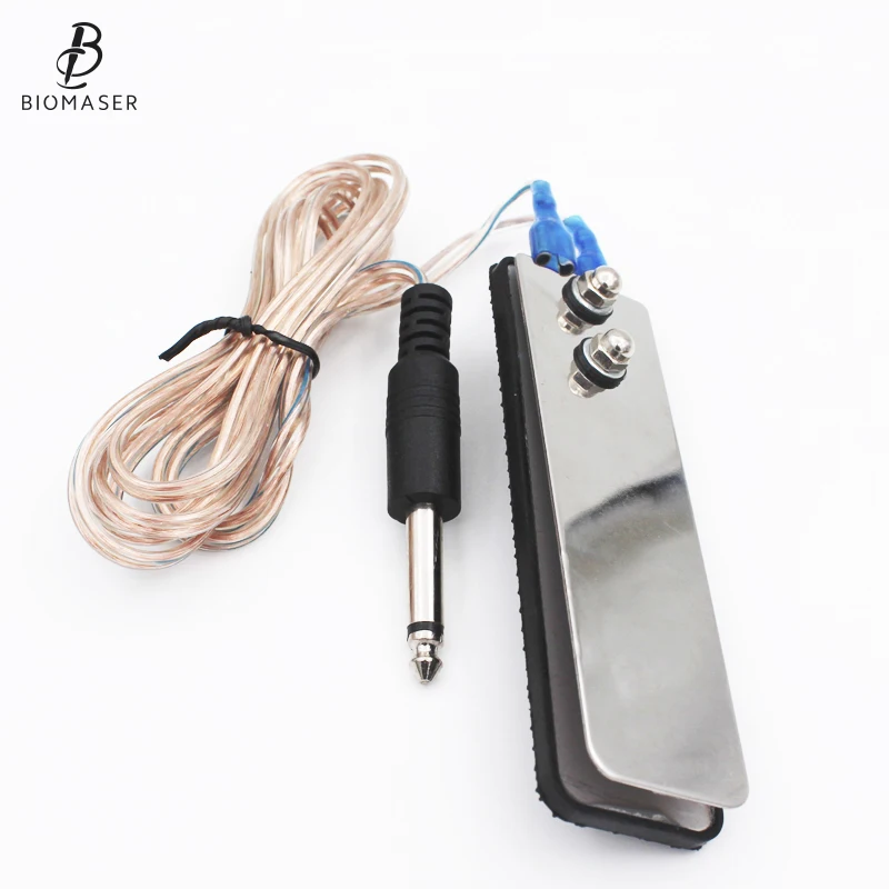 

Biomaser Stainless Steel Foot Pedal Switch Controller Tattoo Power Supply Machine Footswitch Clip Cord Tattoo Accessories Tools