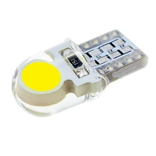 T10 W5W силиконовый корпус COB светодиодный светильник для салона автомобиля силикагель маркер Лампа 194 192 парковка Клин для лампы купольный светильник для стайлинга автомобилей Белый