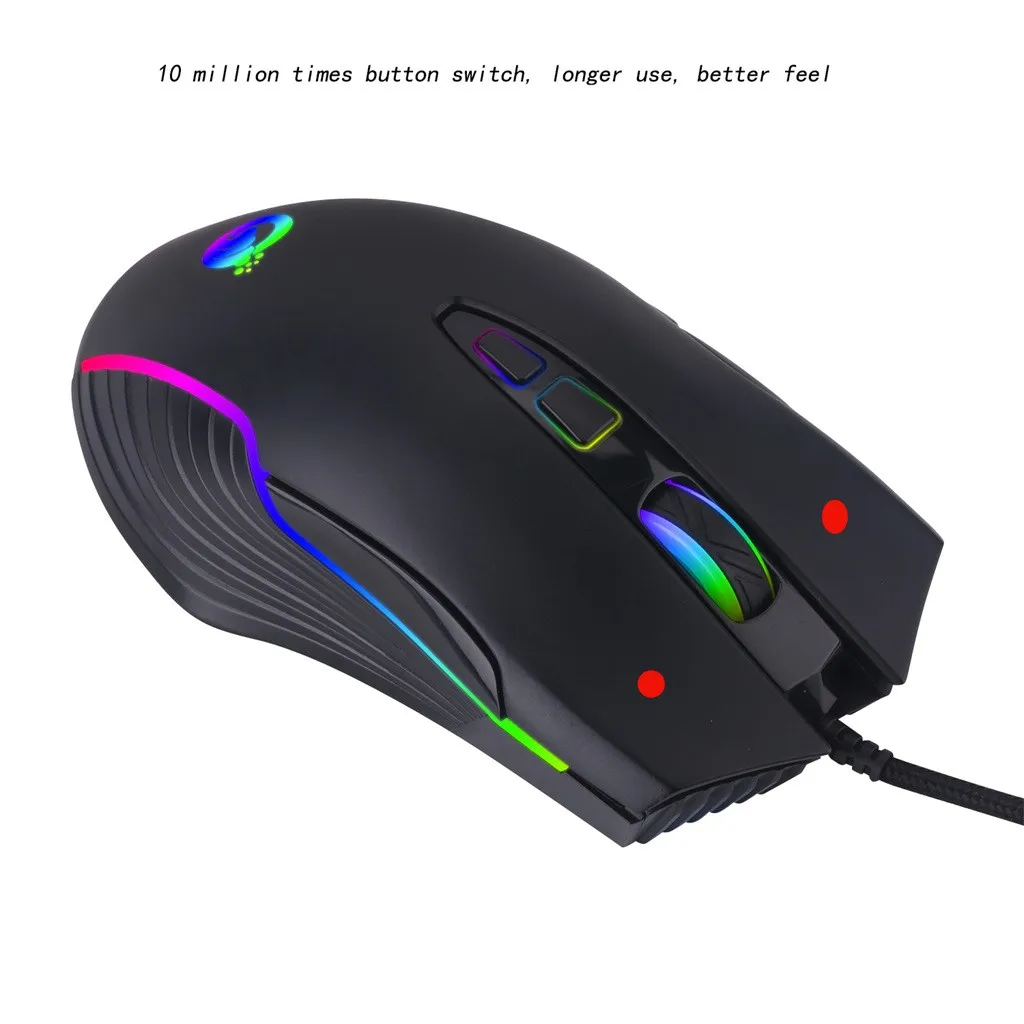 Мышь Компьютерная G4 USB Проводная с RGB подсветкой и макро разрешением|Мыши| |