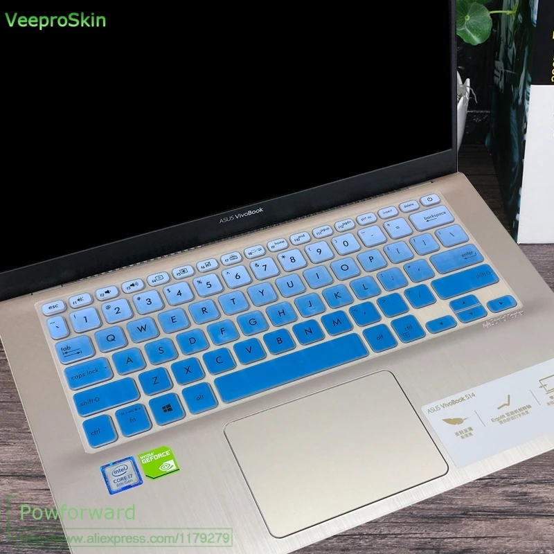 Для ASUS VivoBook 14 X420UA X420 X420CA X420C X412FA x412UA 14 дюймов Силиконовая защита для клавиатуры ноутбука кожного покрова