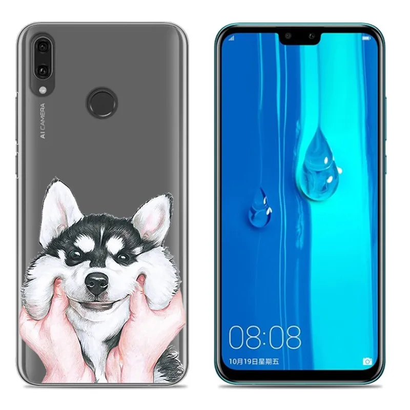 Чехол для Huawei Y9 2019 чехол телефона Y 9 из силикона и мягкого тпу 9Y Y92019 с