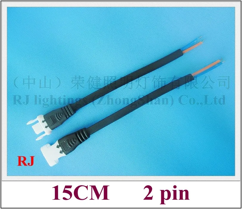 

new style general connector wire cable male and female for LED lightings high voltage and low voltage ( 5V-300V ) 15CM 2 pin
