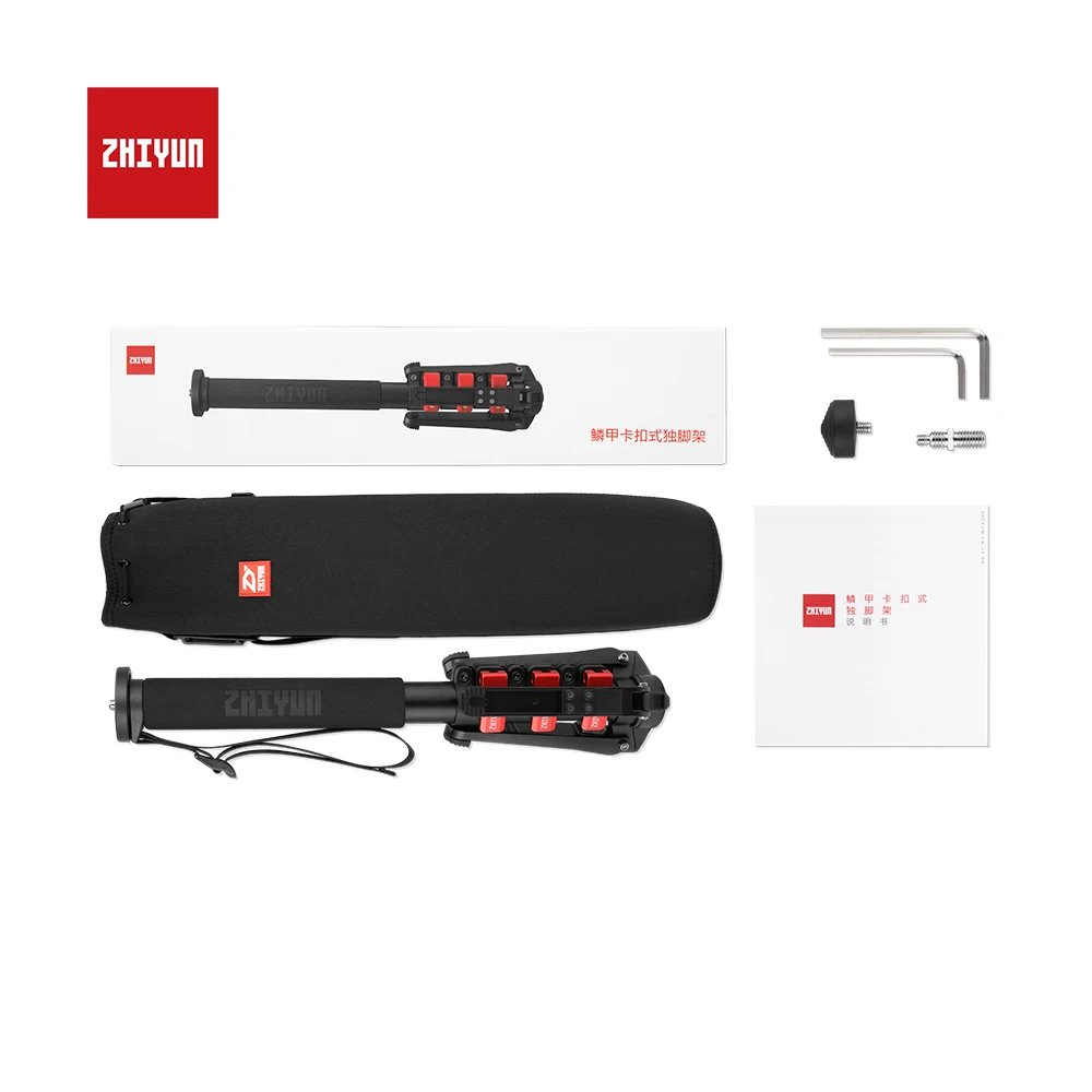 Оригинальный Телескопический монопод Zhiyun с экраном от 1/4 до 3/8 для лабораторного