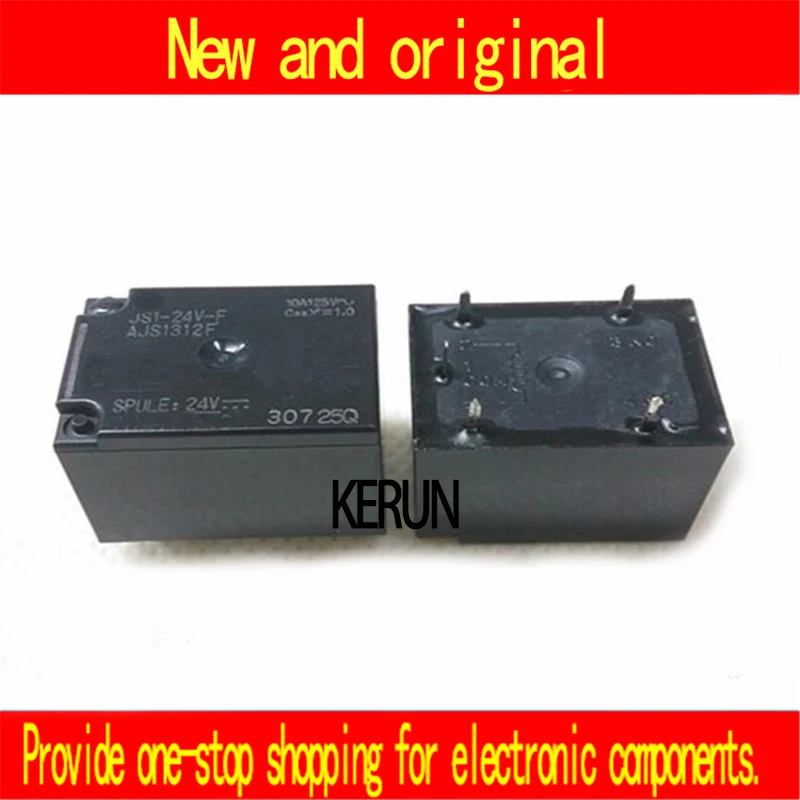 original 10PCS/lot JS1 24V F JS1 24V AJS1312F 10A/24V DIP5Earphone
