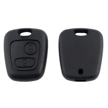 

Remote Key Shell Cover Car Key Blade Fob Case Replacement For Citroen C1 C2 C3 Pluriel C4 C5 for PEUGEOT Fob 2 BTN Case