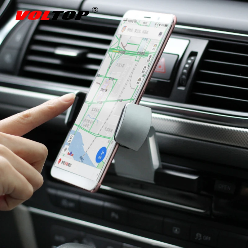 

VOLTOP Car Accessories Ornament Phone Holder Car Interior Decoration Navigation System Support Buckle Mount CD Port Universal